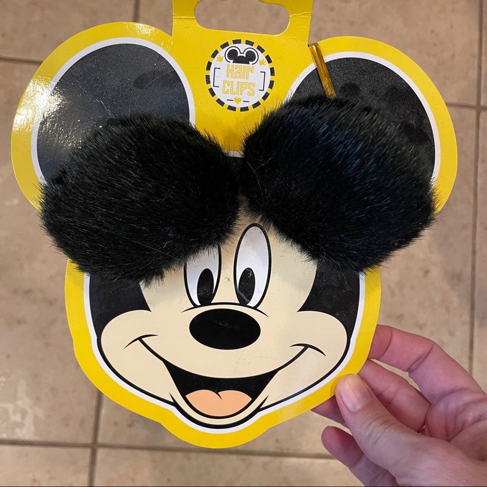 Adorable Mickey Mouse ear ears barrettes hair clips by Disney  Walt Disney World